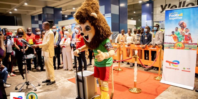 TotalEnergies AFCON Trophy Lands In Ghana Ahead of Tour (Photo)