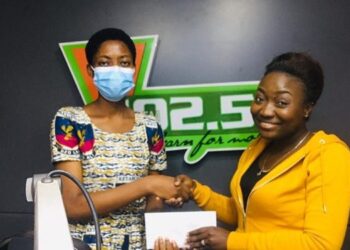 YFM gifts KETASCO’s Francisca Lamini GH₵2,500