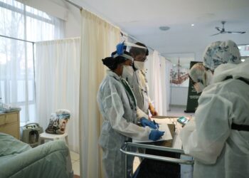 South Africa readies hospitals as Omicron variant drives