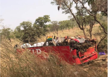 Nine perish in road accident at Gindabuo