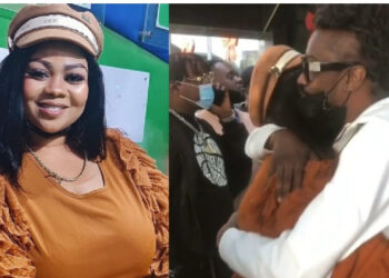 Empress Gifty gives Bennie Man warm hug as she meets him for the first time