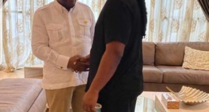 Moment Ayigbe Edem met Akufo-Addo