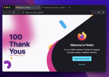 Mozilla releases Firefox version 100 this week