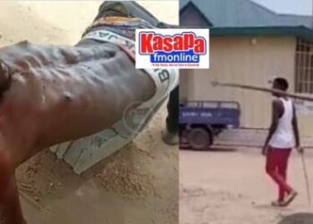 C/R: Soldier allegedly beats suspected thief to pulp at Kasoa