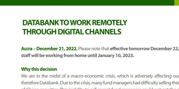 Databank shuts offices, staff to work remotely due to attacks and threats