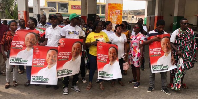 NDC Ashanti Regional women’s organiser picks nomination forms for Duffuor