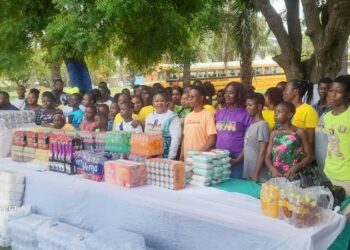 Elizabeth Turkson celebrates her birthday with orphans at village of hope orphanage