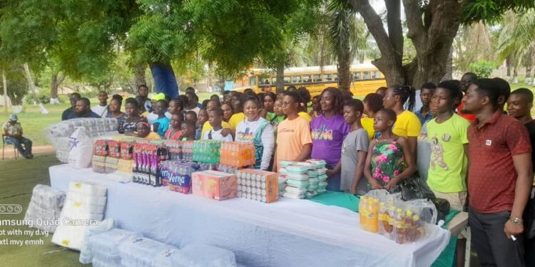 Elizabeth Turkson celebrates her birthday with orphans at village of hope orphanage