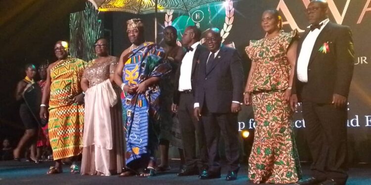 Akufo-Addo leads team to present brand-new car to GHS outstanding health officer for 2024