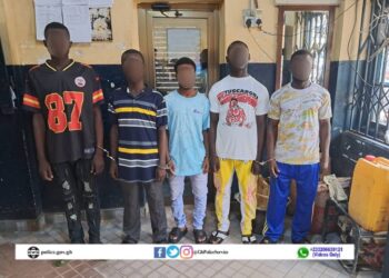 5 Armed Robbers Arrested For Raid On Mining Site