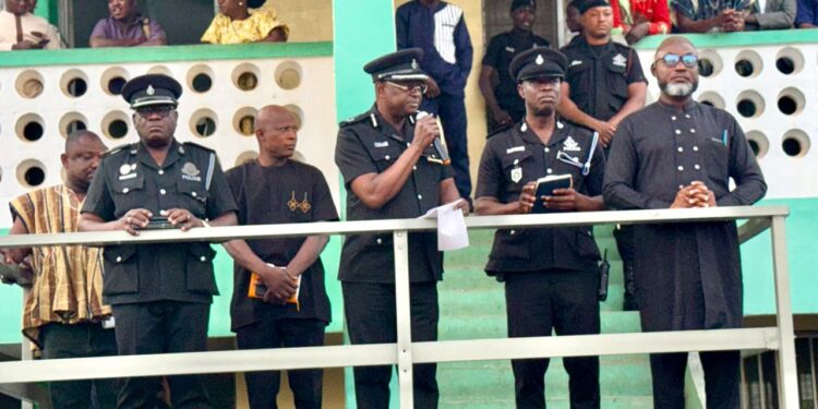Police engages 2,000 students of Wa Senior High School against indiscipline [Photos]