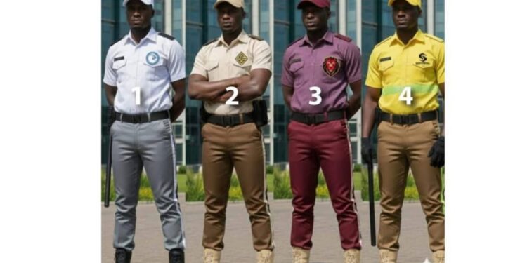 Ghana Police give private security companies strict dress code (Photos)