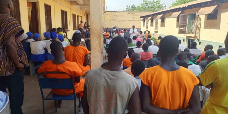 21 remand inmates granted bail in Tamale under Justice for All Programme