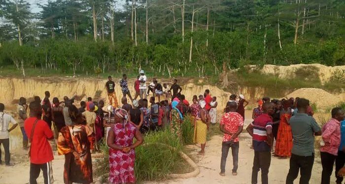 43-year-old woman dead while attempting to save 2 sons and family member from galamsey pit