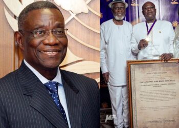 Former President Ata Mills receive posthumous award at maiden Christian Honors 14 years after demise
