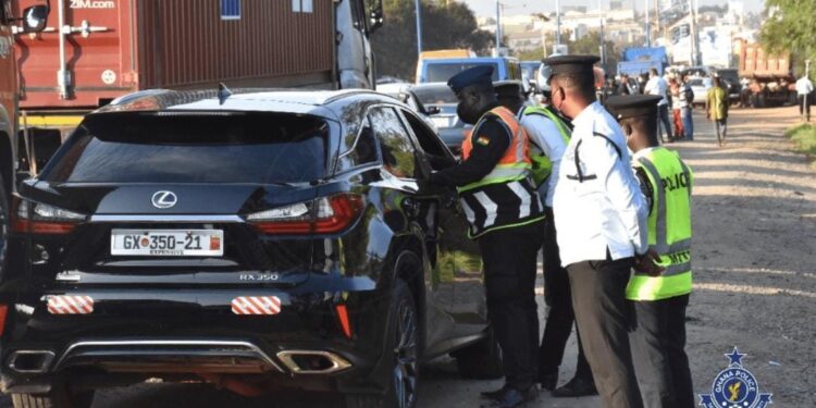 Greater Accra: Police intercept 1,054 vehicles in over illegal sirens use