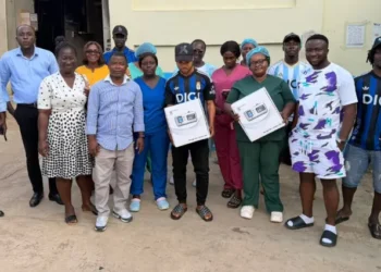 Kwasi Sibo donates breathing support machine to Kronum Afracho Polytechnic Hospital