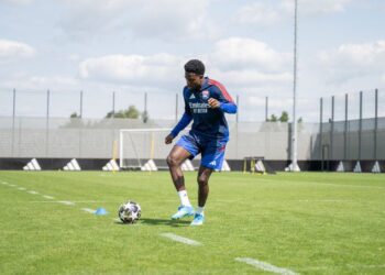 Ernest Nuamah in high spirit for Lyon after injury recovery